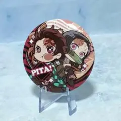 鬼滅の刃　ぴた！でふぉめ　缶バッジ　禰豆子　炭治郎　グッズ　デフォルメ