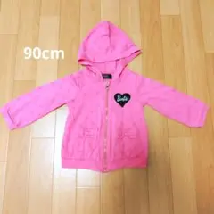 Barbie バービー パーカー ピンク 90cm