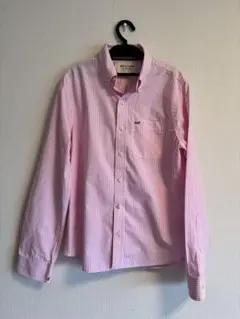 abercrombie&fitch アバクロ オーバーサイズ ピンク シャツ