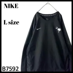 海外古着 ナイキ サウスカロライナ州 Vネックプルオーバー ジャケット 黒 L