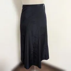 COMME CA コムサ　濃紺　ネイビー　フレアスカート サイズ7　上品❀のサムネイル