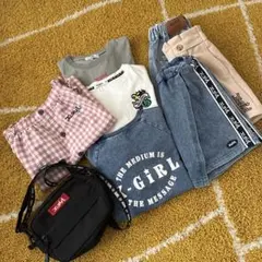 X-GIRL セットアップ トップス ショートパンツほか8点　140㎝ほか