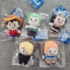 ワンピース ベースショップ ゆびぬい 麦わらの一味 ぬいぐるみ