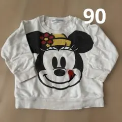 東京ディズニーリゾート ミニーマウス トレーナー 90cm