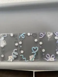 スリーブデコ　シールデコ　３枚セット