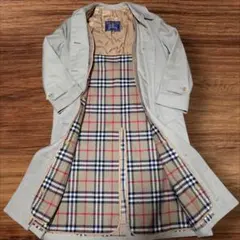 バーバリー　ステンカラー　ロングコート ライナー付き　ヴィンテージ