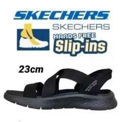 SKECHERS スリップインズ ゴーウォーク サンダル 黒 ブラック 23 Mのサムネイル