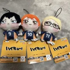 ハイキュー!! ぬいぐるみ 3体セット 日向翔陽 影山飛雄 月島蛍
