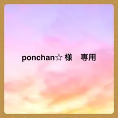 ponchan☆ 様　専用です
