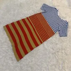 ☆美品☆ユニクロUNIQLO MARNIコラボ 3XL カラフルボーダーワンピ