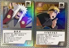 NARUTO THE GALLERY 入場者特典 ゲマキ風カード 2枚セット - メルカリ