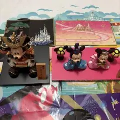 ディズニーリゾート 五月人形　兜　ひな祭り　雛人形　ミッキー　ミニー