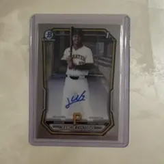Jeancer Custodio 1st Bowman Chrome 直筆サイン