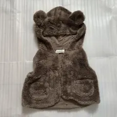 branshes（ブランシェス）ボアフードベスト 80cm未満