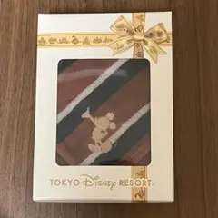 新品未開封 東京ディズニーリゾート ミニタオル ストライプ柄