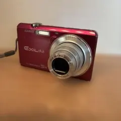 CASIO EXILIM コンパクトデジタルカメラ 5倍ズーム 赤