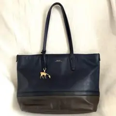 BALLY バリー トートバッグ A4収納 レザー　ビジネス　肩掛け　チャーム