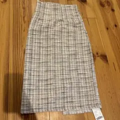 fifth チェック柄スカート　タイトスカート