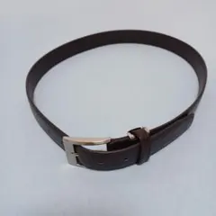 ダークブラウンレザーベルト