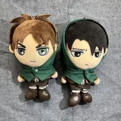 進撃の巨人　ジャン　にとたん　ぬいぐるみ　マスコット 進撃の巨人 ジャン にとたん ボールチェーン付 ぬいぐるみ