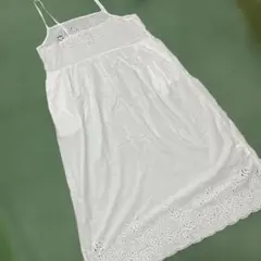 essential. natural by clip キャミワンピ ホワイト F