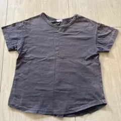 monmimi ベーシックTシャツM 100相当 スミクロ 半袖　トップスのサムネイル