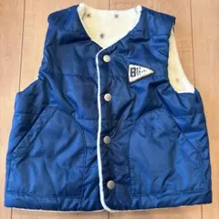 KPBOY 90㎝ 中綿ベスト リバーシブル