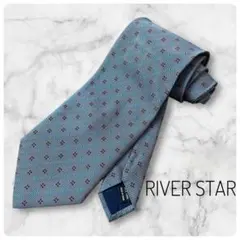 【RIVER STAR】 リバースター ネクタイ 総柄 ドット