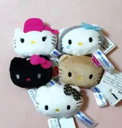 ハローキティ フェイスマスコット XOXOギャル 全5種　コンプリートサンリオのサムネイル