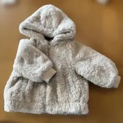 ZARA フード付きアウター 12-18ヶ月 98cmベージュ