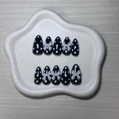 【現品】ウィッシュコア リボン ドットネイルチップ