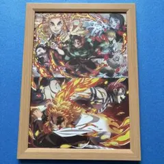 鬼滅の刃 無限列車編 映画入場特典 2枚セット　額付き