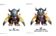 PLABAKO デジモンアドベンチャー ウォーグレイモン　通常＋メタリック