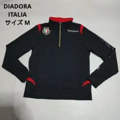 〇【レア】 DIADORA ハーフジップ トラックジャケット イタリア代表 M