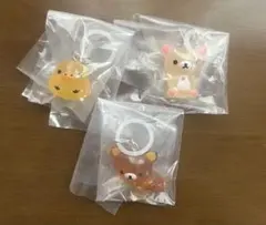 リラックマ クリアマスコット　めじるしアクセサリー　コリラックマ　キイロイトリ