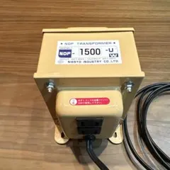 変圧器 SANYO ステップダウントランス TSD-N15U 120v→100v - メルカリ