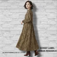 SONNY LABEL URBAN RESEARCH ペイズリー柄ワンピース