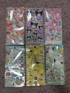 サンリオ もちぷにゅ〜ステッカー 6種セット 新品未開封