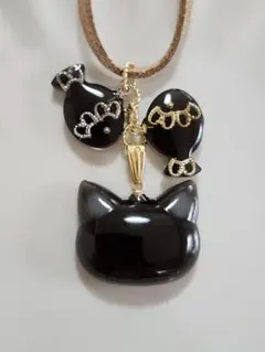 同梱値引100円❤️No.2626 レジン ペンダントトップ 猫 ネコ ねこ