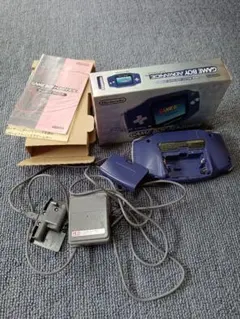 し*ん様 【箱付き】ゲームボーイアドバンス 本体 ジャンク品、ACアダプターも付