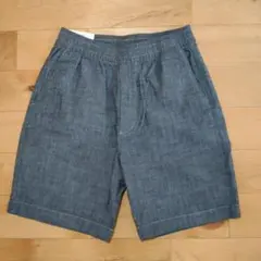 UNIQLO ストレッチイージーショーツ S 68 Blue 新品未使用