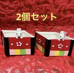ひな祭り　デザートカップ　プリンカップ　陶器　2個セット