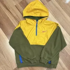 Nike フード付きパーカー イエロー/オリーブ