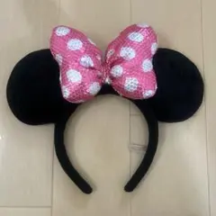 東京ディズニーリゾート ミニー カチューシャ ピンク