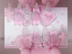 ꒰ 現品 ꒱ 量産型／地雷系／ゆめかわ／平成女児／ネイルチップ