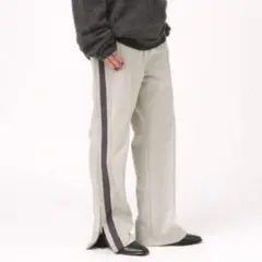 Americana 別注 ライントラックパンツ ベージュ ロゴ APSTUDIO