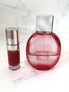 CLARINS フィックスメイクアップ　リップコンフォートオイル　03 2点
