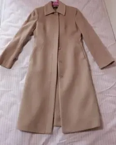 冠婚葬祭カシミアのロングコート サイズ36