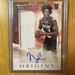 Nassir Little ルーキー直筆サイン・メモラビリアカード