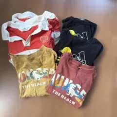 長袖　ロンT. まとめ売り　６着　双子(105-110cm)